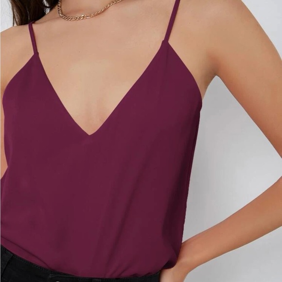 Minimalist Dressy Tank Top V-neck Cami - Picture 16 of 16